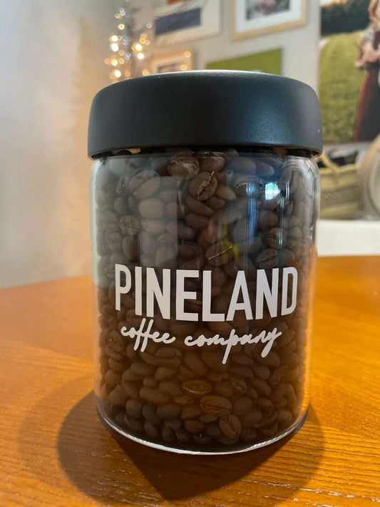 Pineland Logo Vacuum Seal Coffee Canister