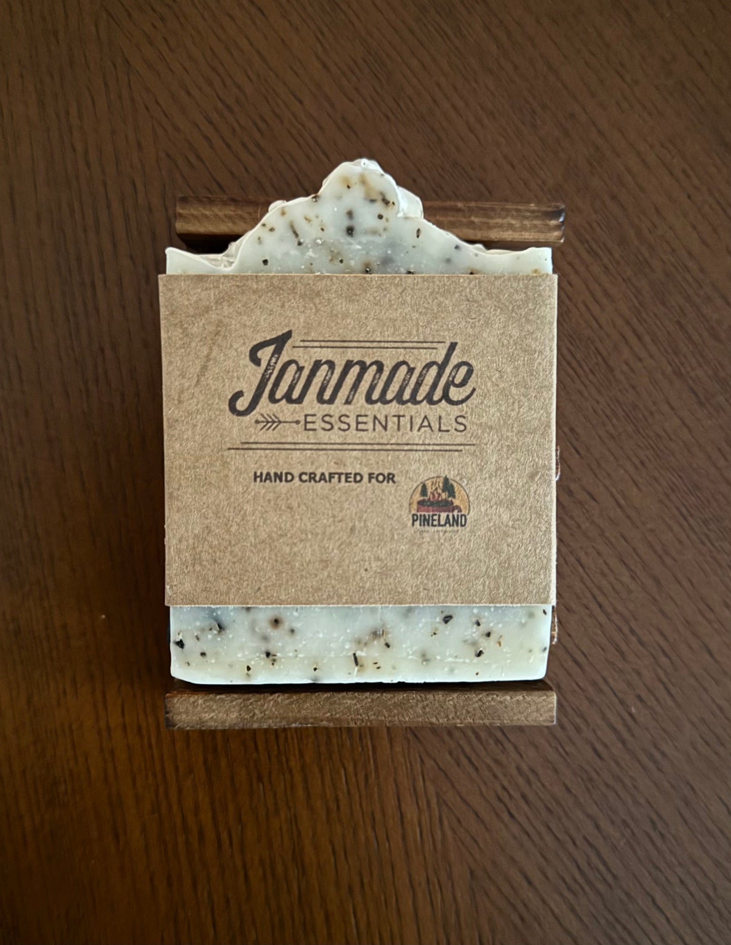 Pineland x Janmade Essentials collab; Cedarwood Lavender Exfoliating Soap