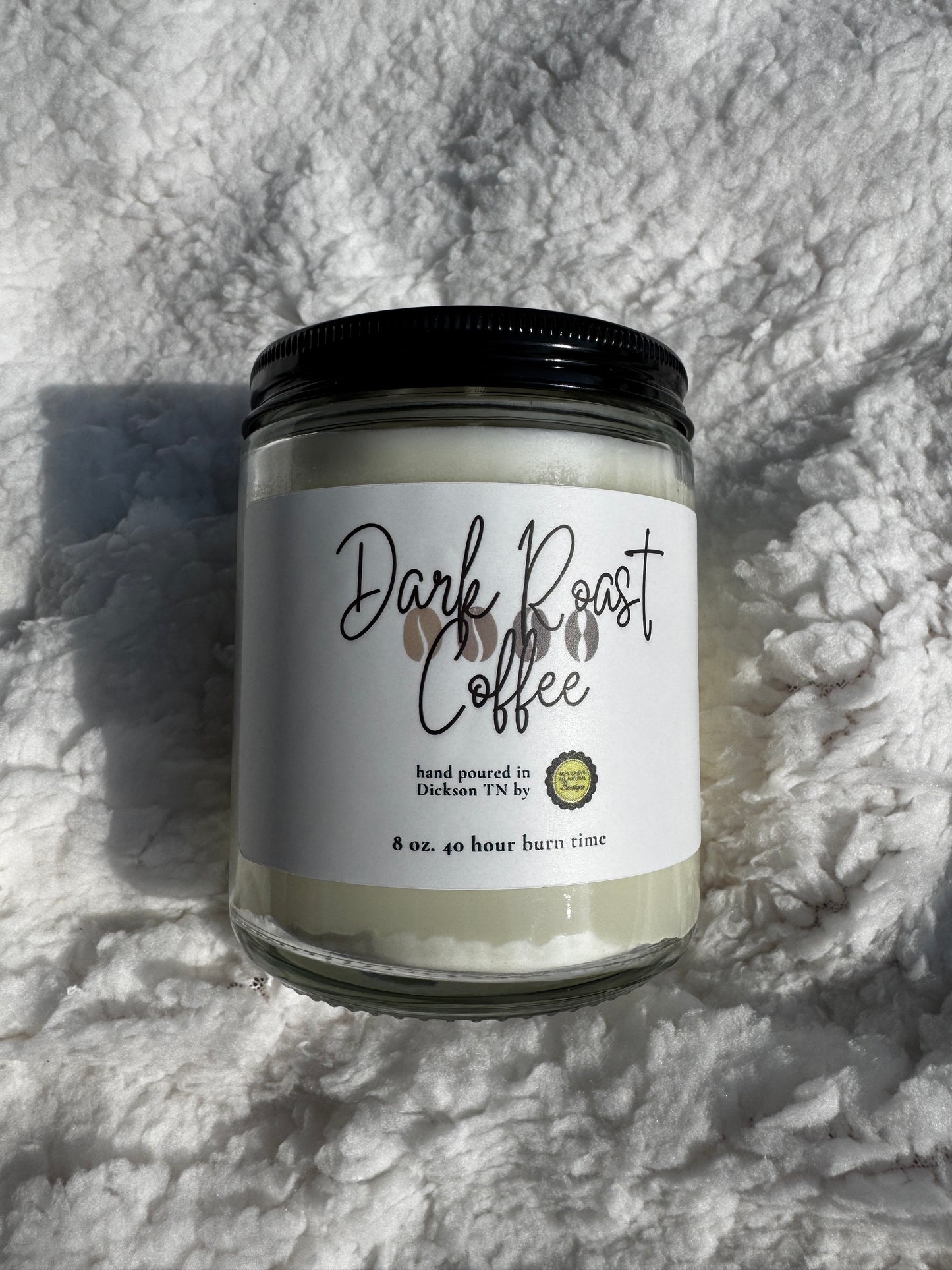 Pineland x Miss Daisy collab; Dark Roast Coffee soy candle